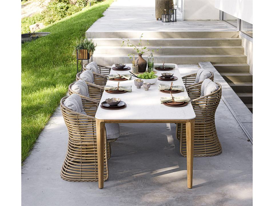 Basket Natural Weave Dining Set