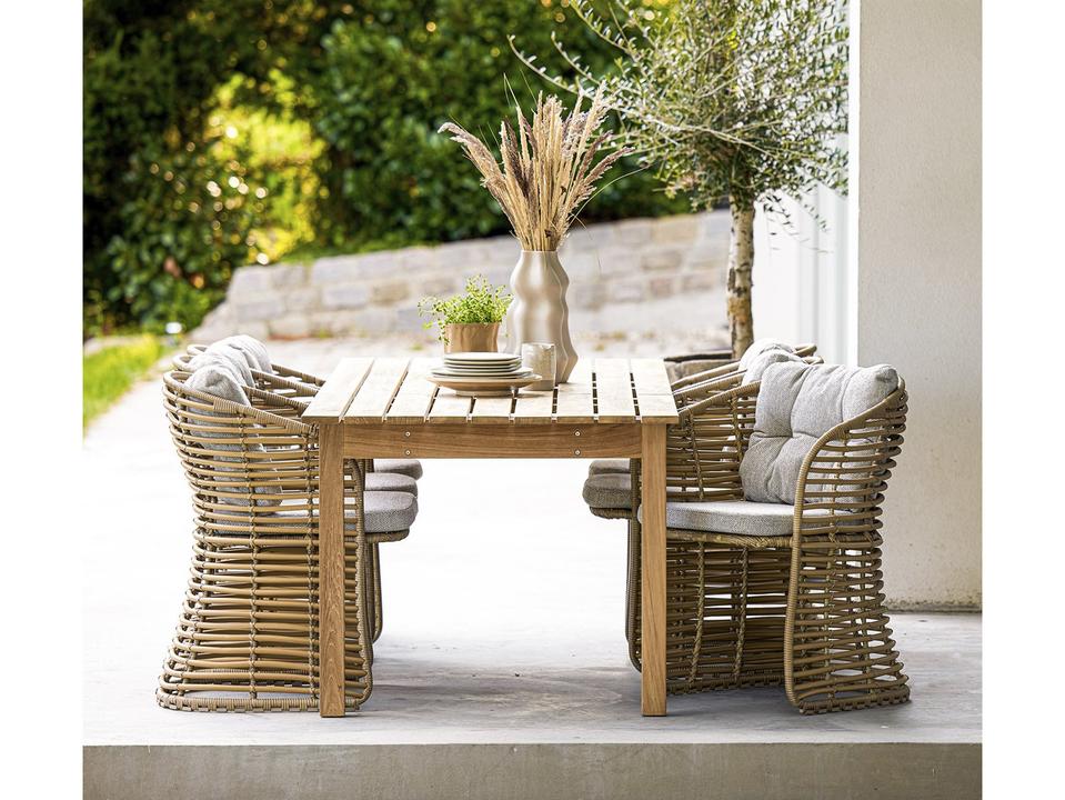 Basket Natural Weave Dining Set
