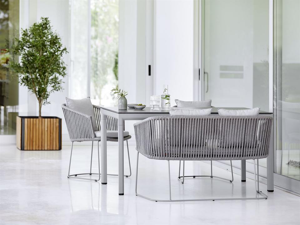Moments Grey Soft Rope Dining Set