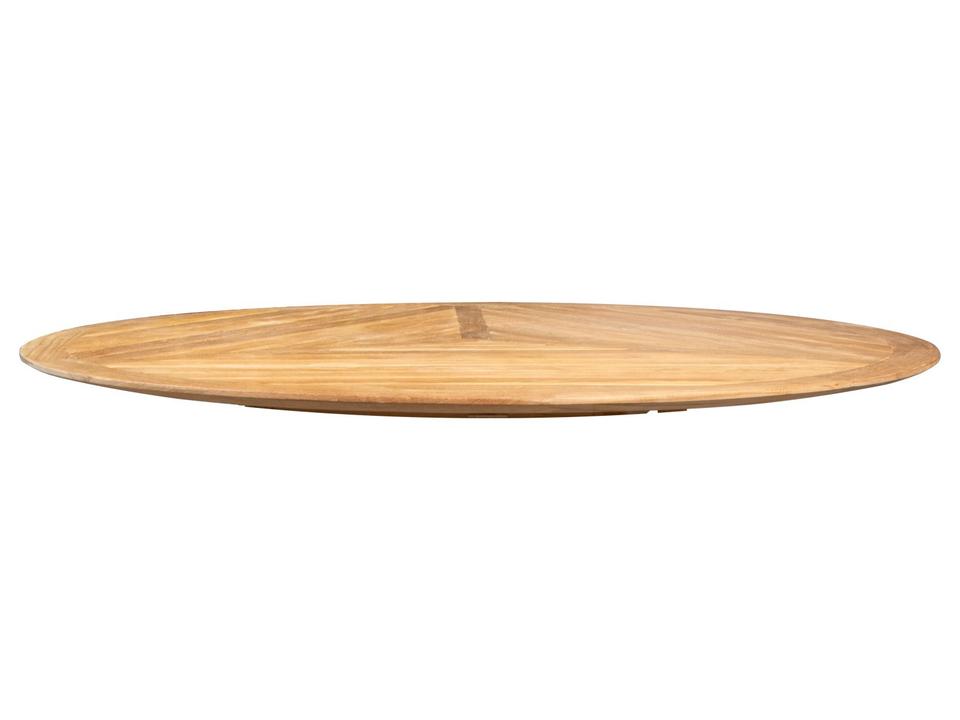 Define Round Teak Dining Table Top 57-Inch