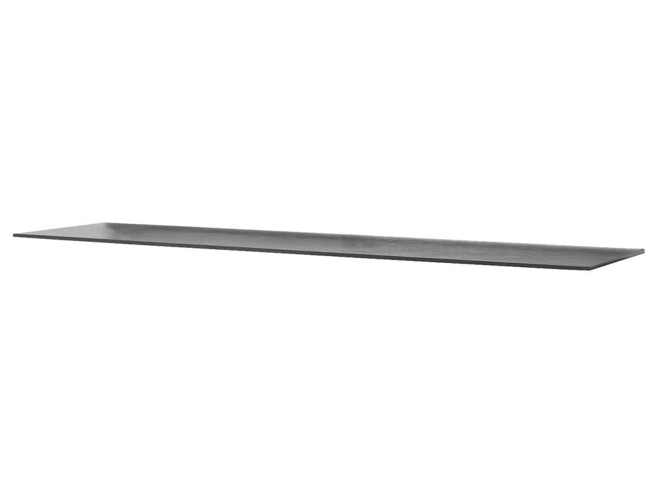 Drop 79-Inch Rectangular Ceramic Table Top in Fossil Black