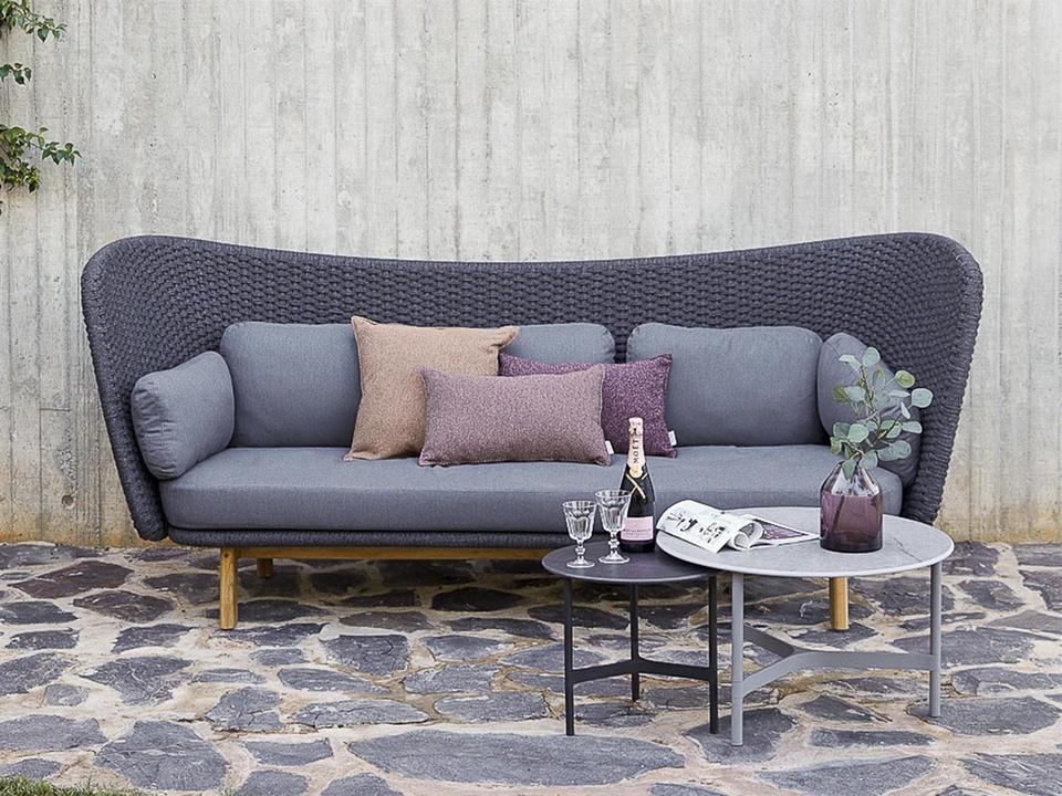 Peacock Soft Rope Teak Lounge Set