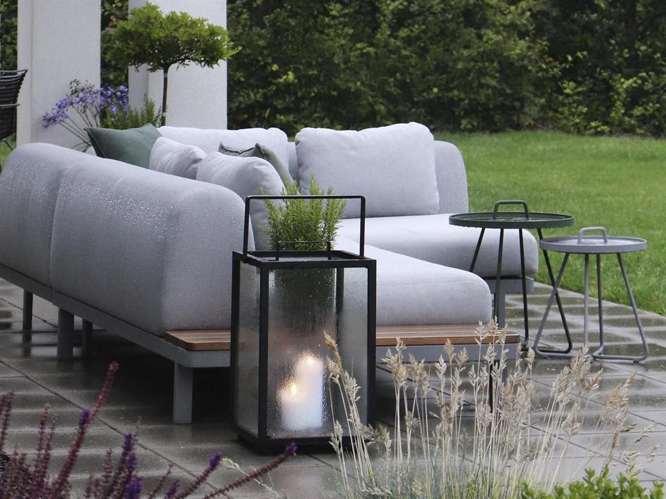 Space Aluminum Sectional Lounge Set