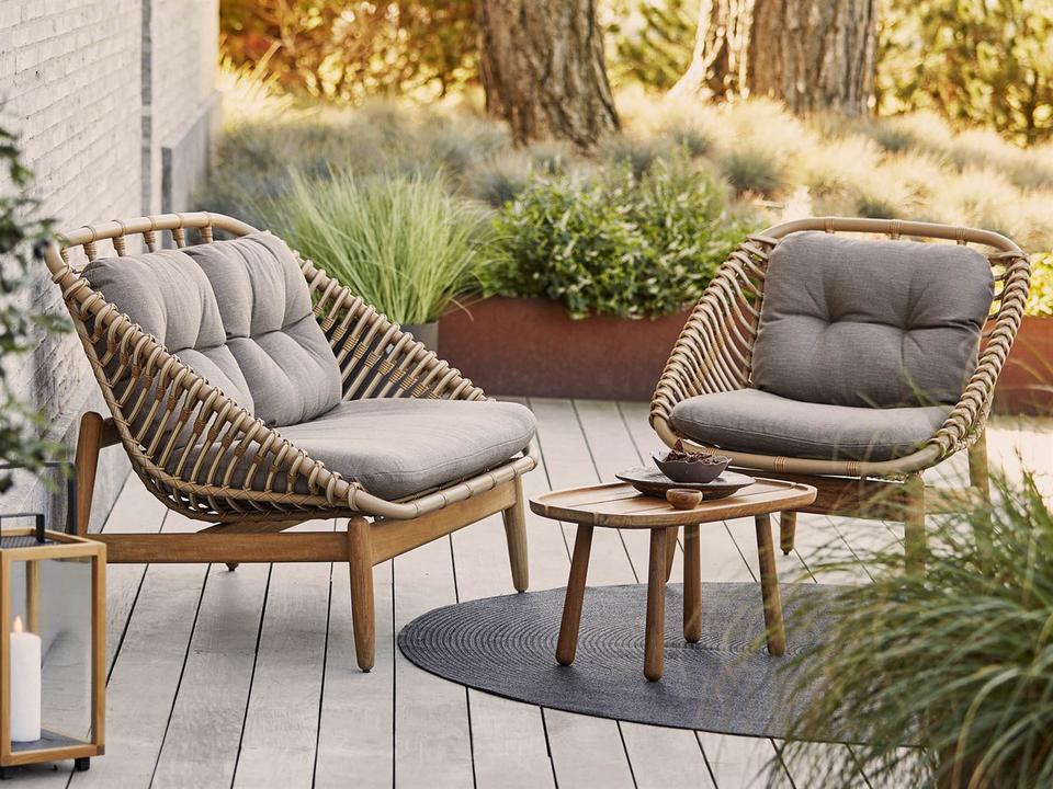 Strington Teak Rope Lounge Set