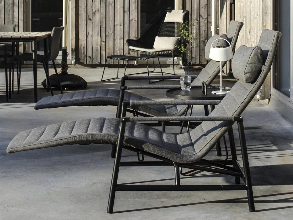 Sunrise Graphite Wicker Aluminum Lounge Set