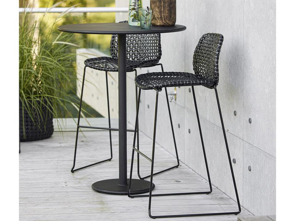 Vibe Aluminum Wicker Bar Set