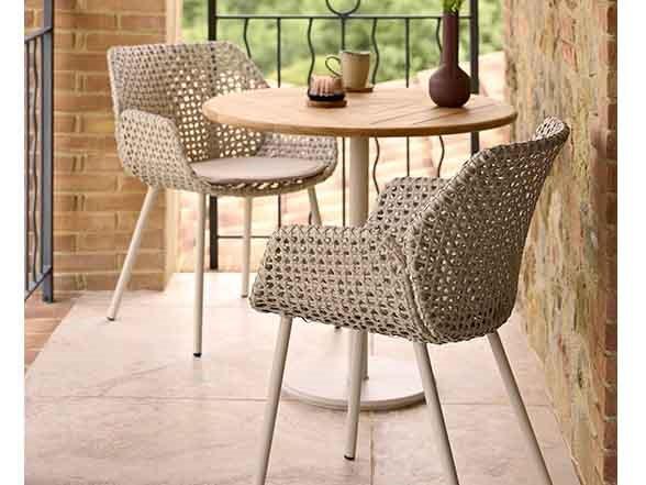 Vibe Aluminum Wicker Dining Set
