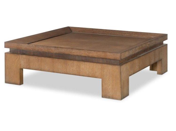 Mesa Square Cocktail Table in Napa Cerused Finish