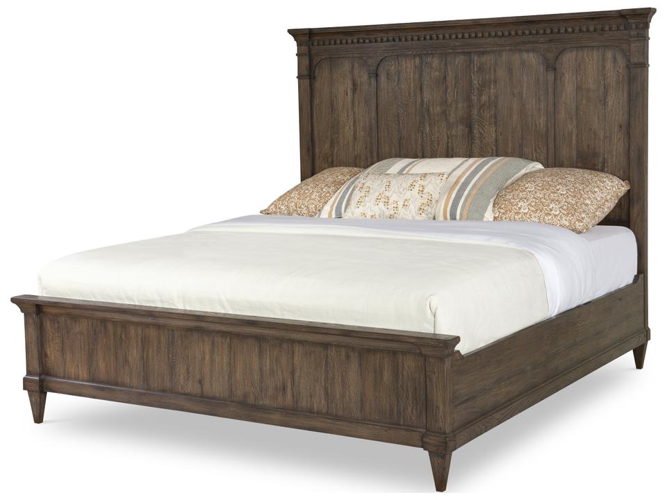 Camden King Panel Bed in Brown Rustic