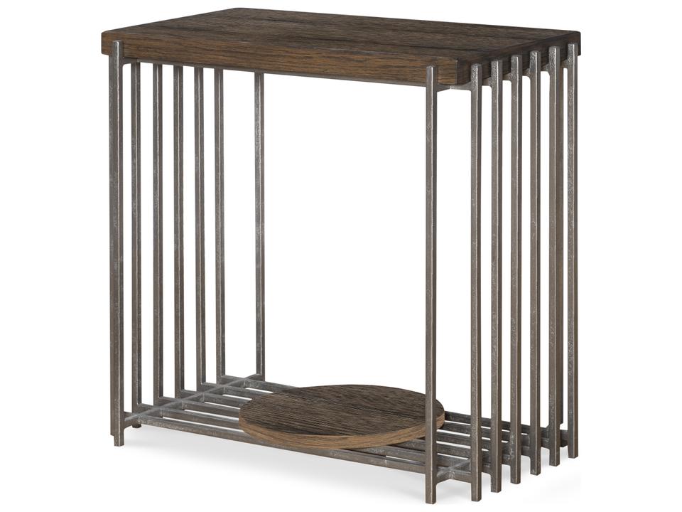 Camden Matthew Accent Table in Brown Rustic