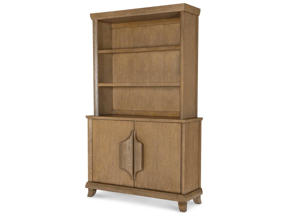 Cyrus Hutch and Two Door Chest in Oak