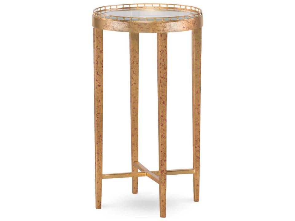 Details Occasional Round Glass End Table