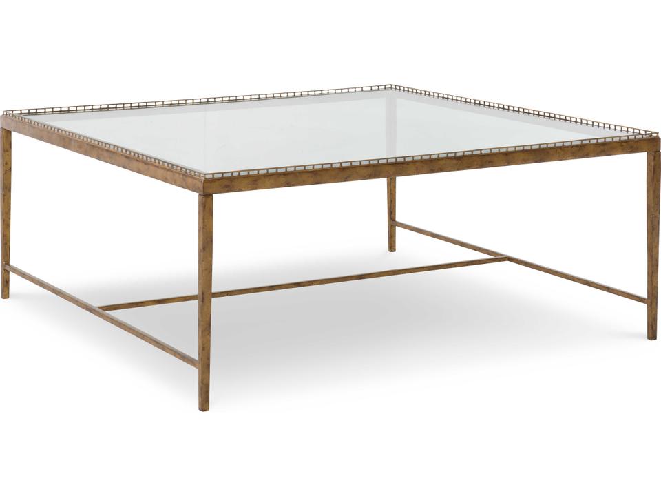 Details Occasional Square Glass Coffee Table