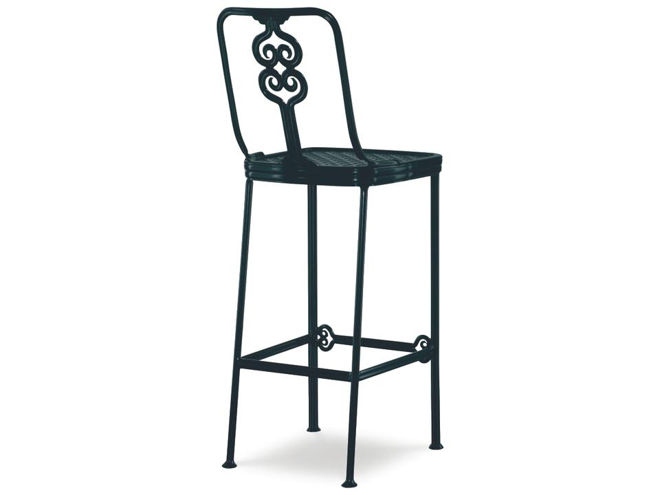 Augustine Metal Bar Stool Thomas O'Brien Outdoor Litchfield Green