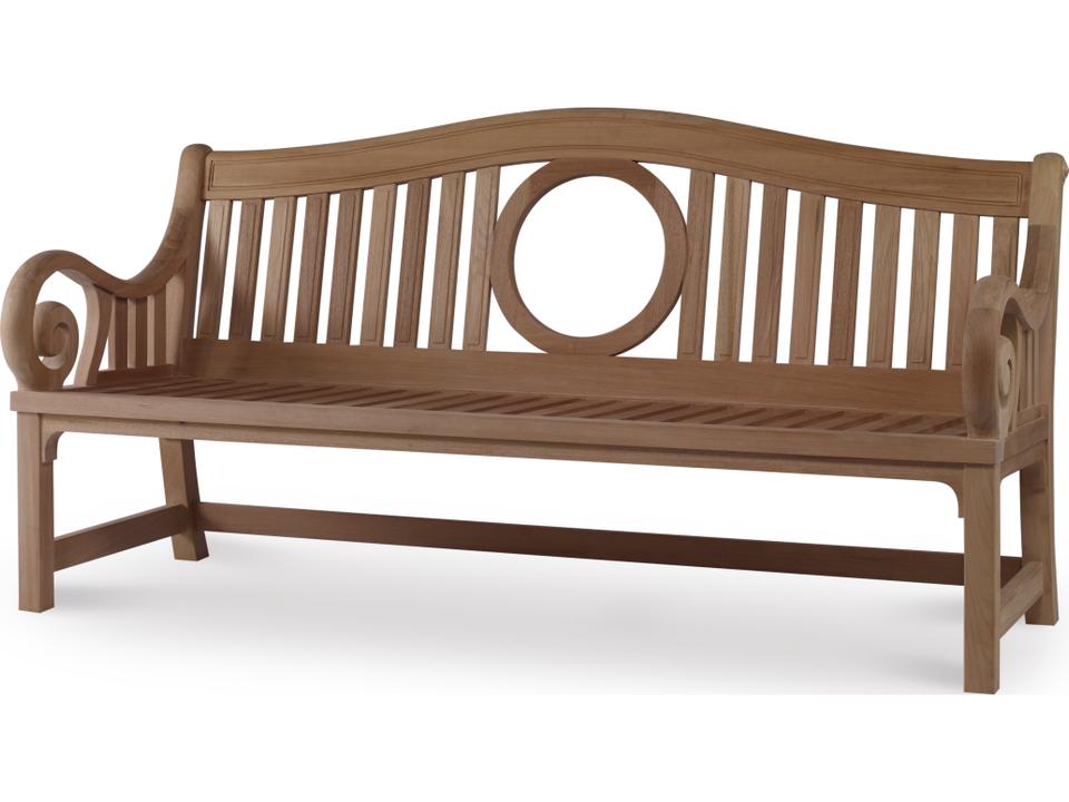 Thomas O'Brien Liberty House 81-Inch Mahogany Bench in Natural