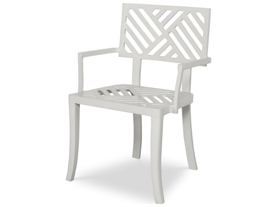 Sloan Dining Arm Chair in Cloud White
