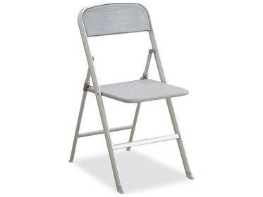 Alu Silver Upholstered Armless Dining Chair
