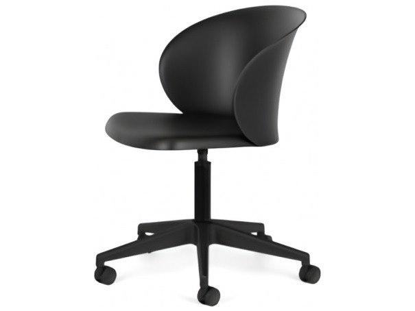 Tuka Black Swivel Office Chair