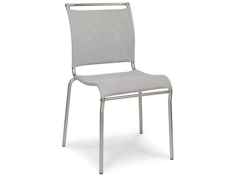 Ace Plywood Silver Upholstered Armless Dining Chair