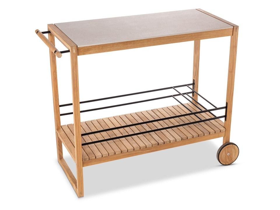 Dodger Serving Cart w/ Ceramic Top