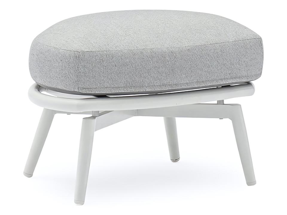 Cuddle Grey Armchair Ottoman