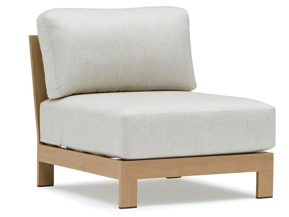 So Chic Oak Armless Chair