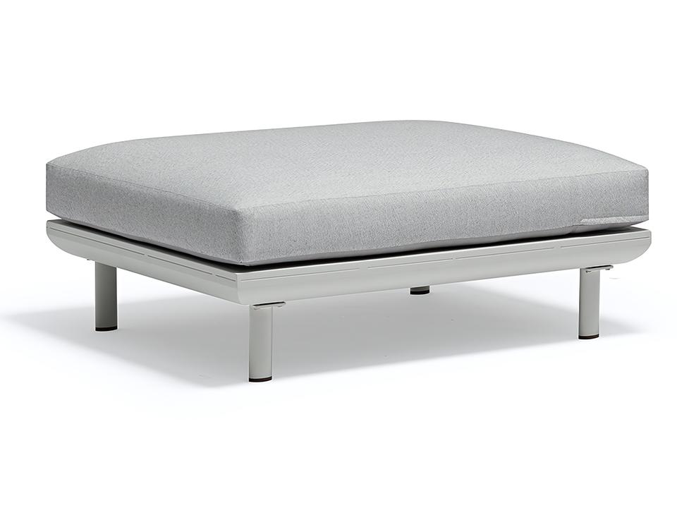 Club Grey Ottoman