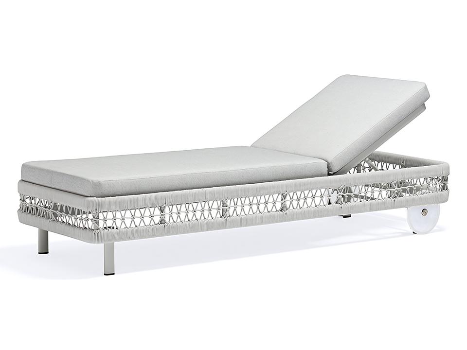 Club Grey Chaise Lounge