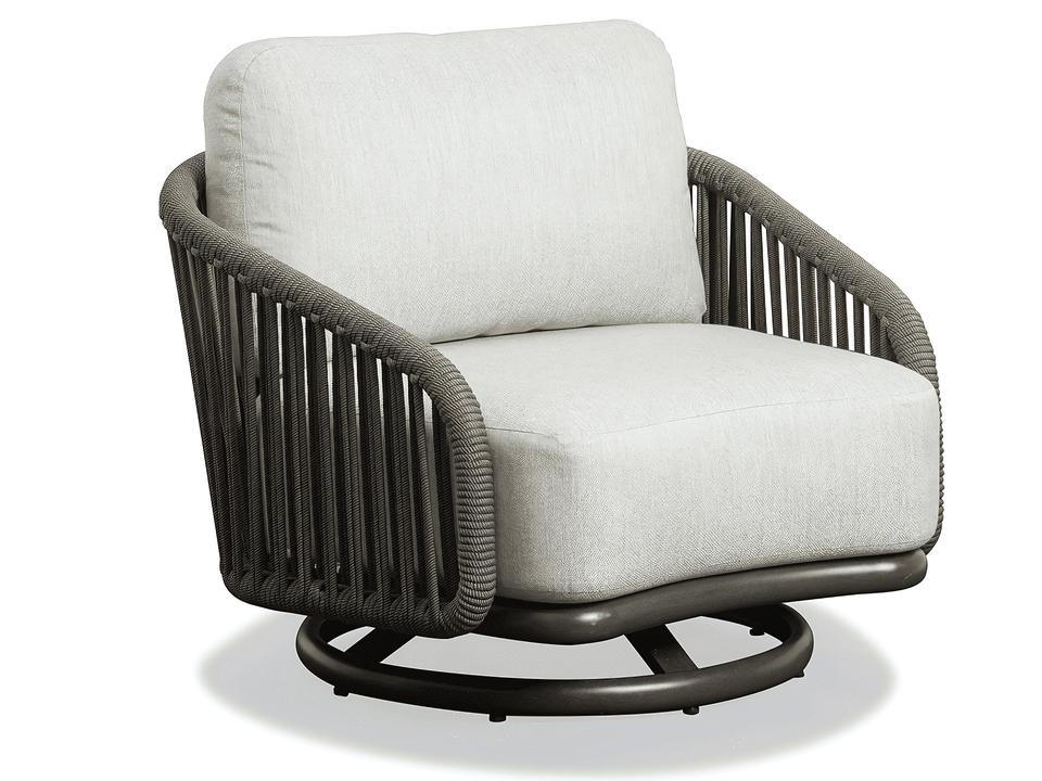 Delight Ebony Swivel Armchair