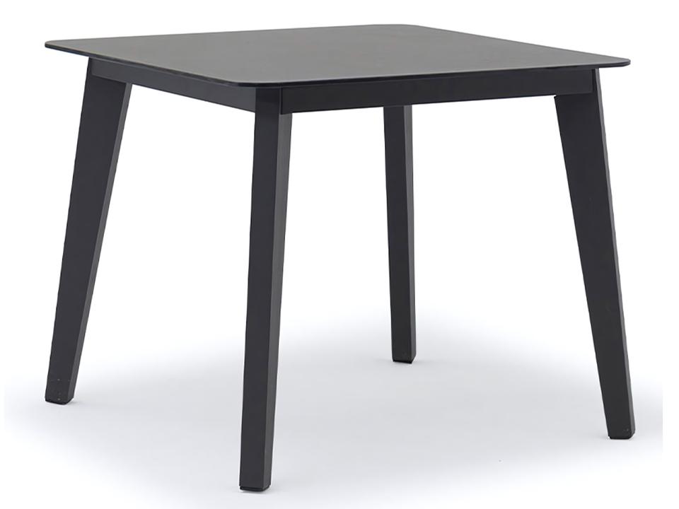Diva Anthracite Square Dining Table