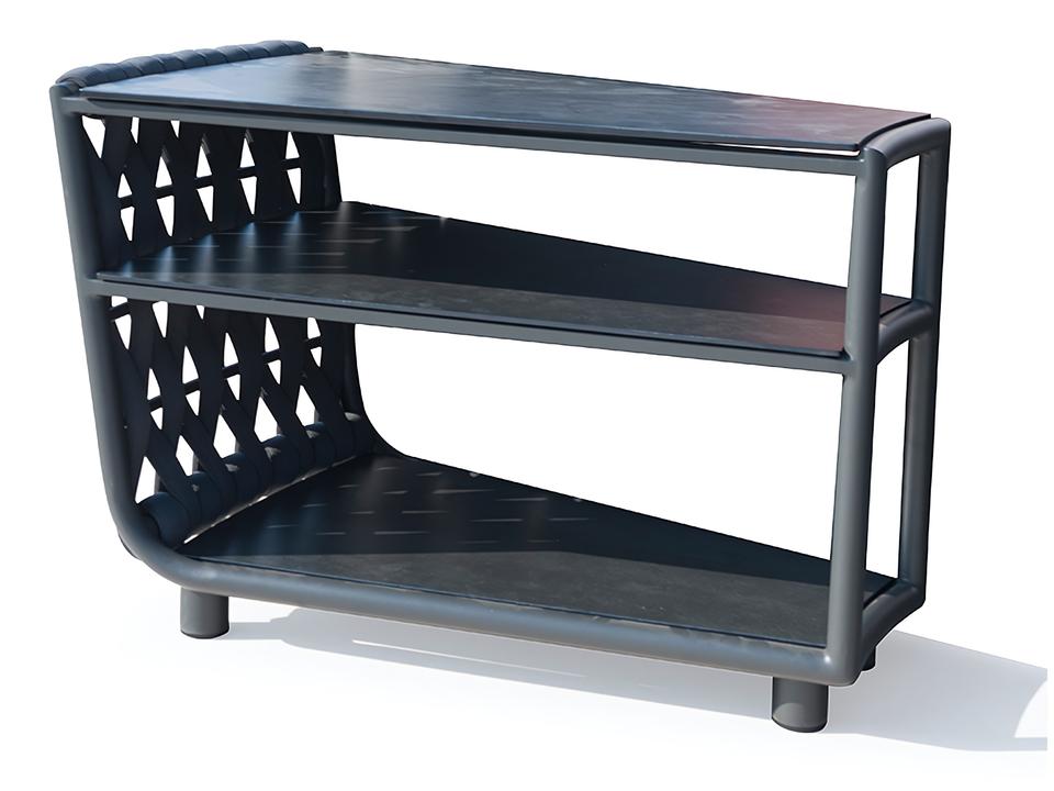 Hug Anthracite Side Table