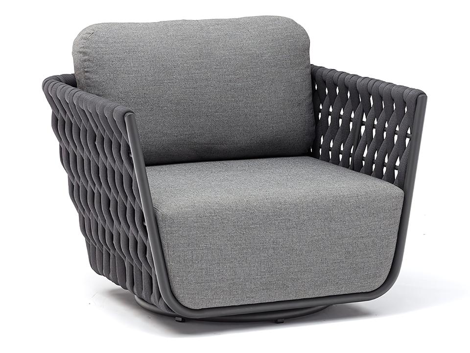 Hug Anthracite Swivel Chair