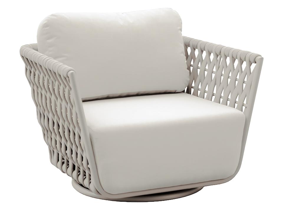 Hug Greige Swivel Chair