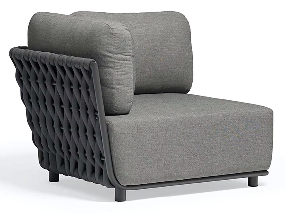 Hug Anthracite Right Hand Chair