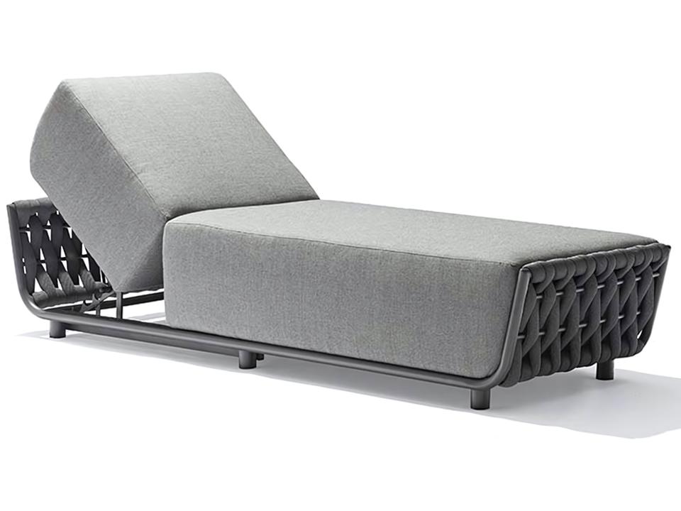 Hug Anthracite Chaise Lounge