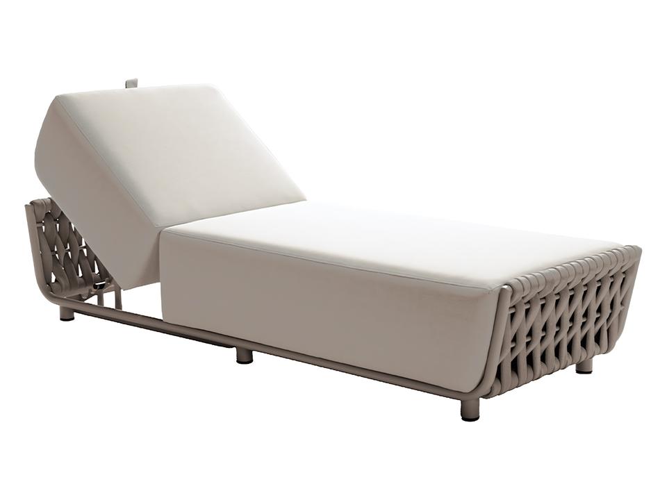 Hug Greige Chaise Lounge
