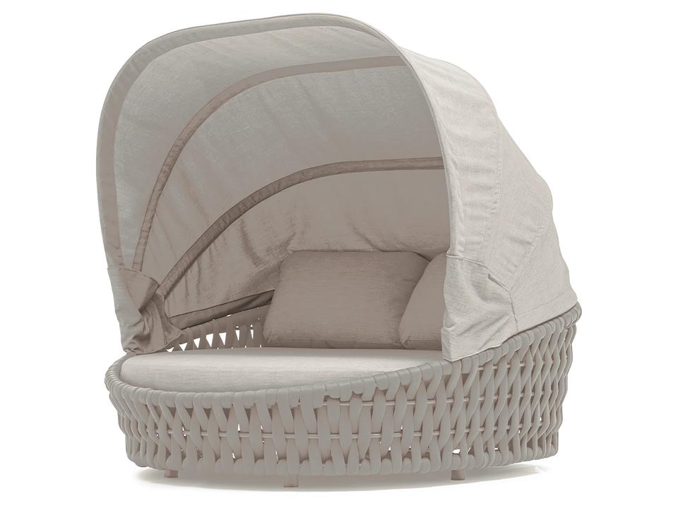 Hug Greige Daybed With Canopy