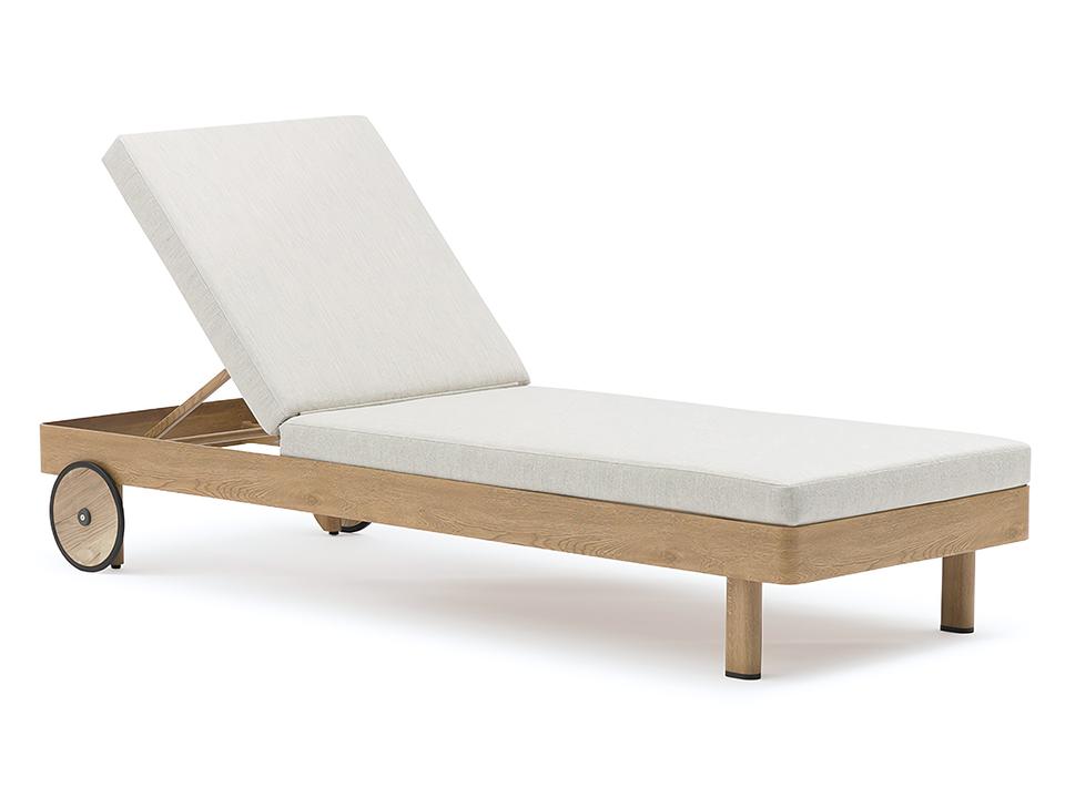 Lounge Oak Chaise Lounge