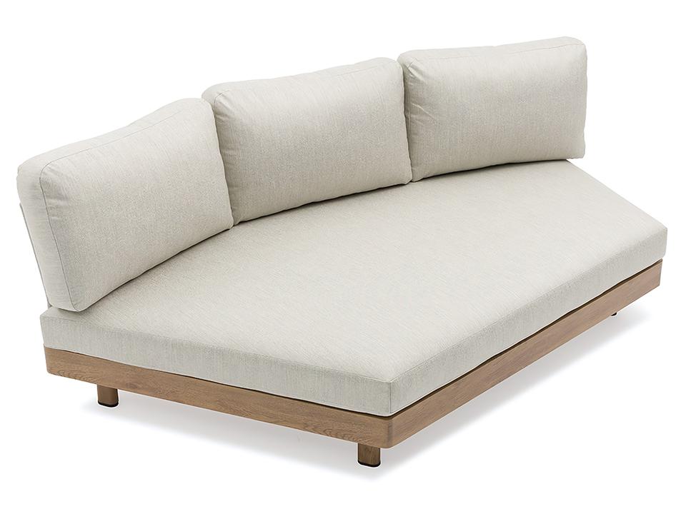 Lounge Oak Left Hand Three Seater Sofa