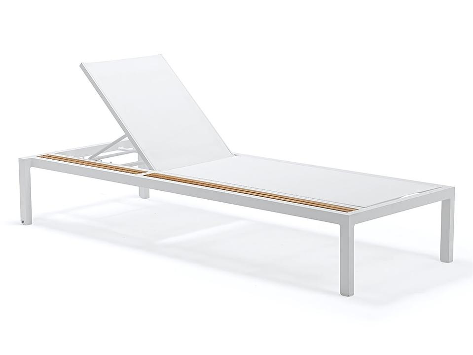Oasis Sling Side Adjustable Patio Chaise Lounge
