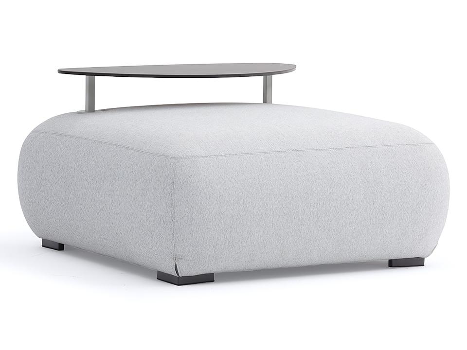 Olala Grey Ottoman / Table