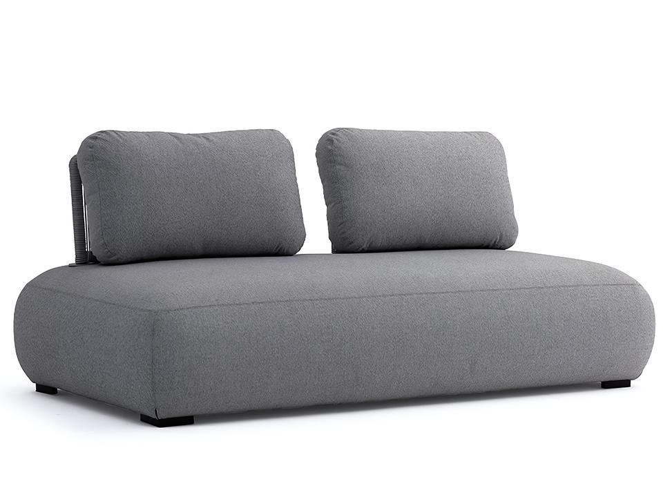 Olala Anthracite Armless Sofa