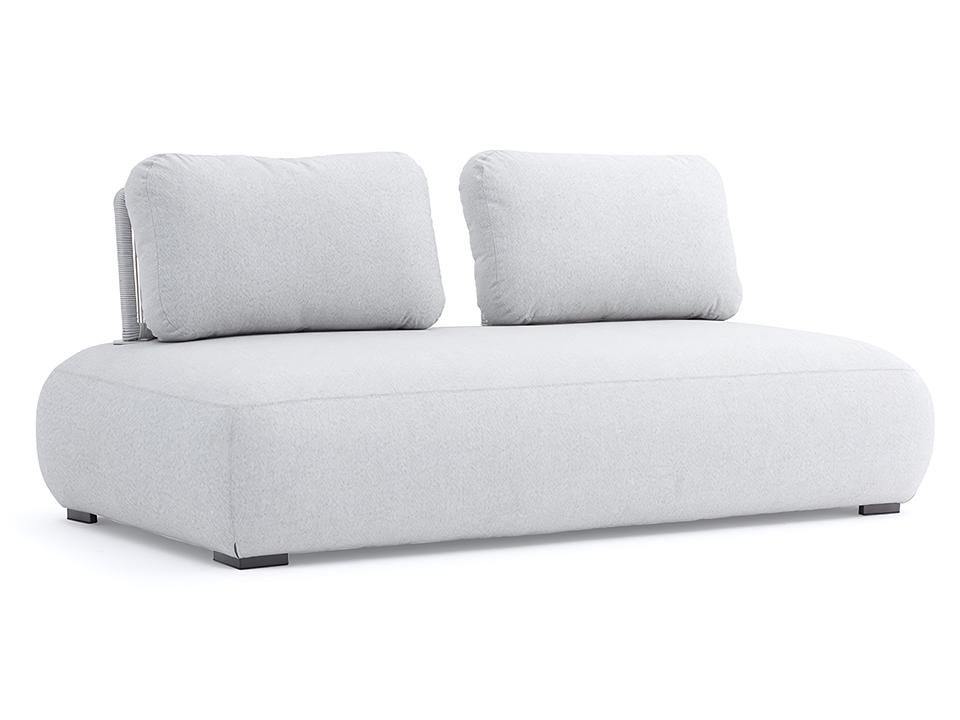 Olala Grey Armless Sofa