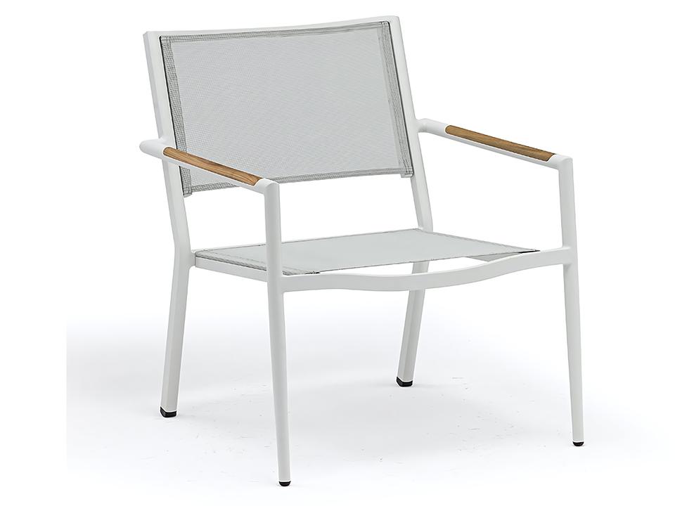 Polo White Armchair