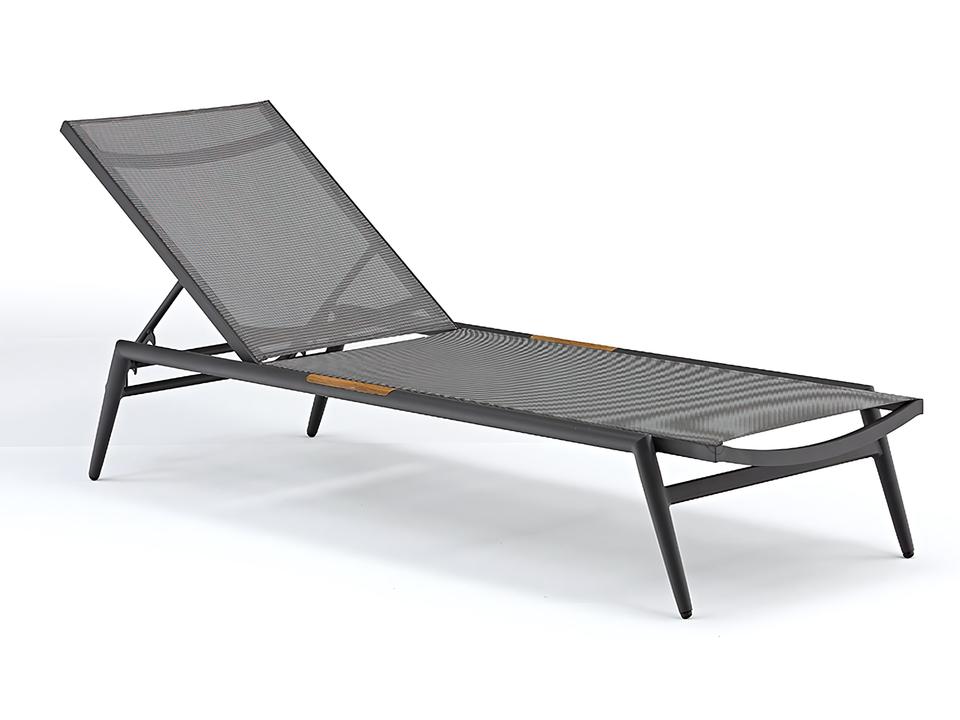 Polo Anthracite Chaise Lounge