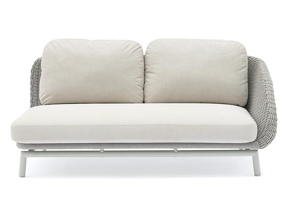 Scoop Greige Left Hand Sofa