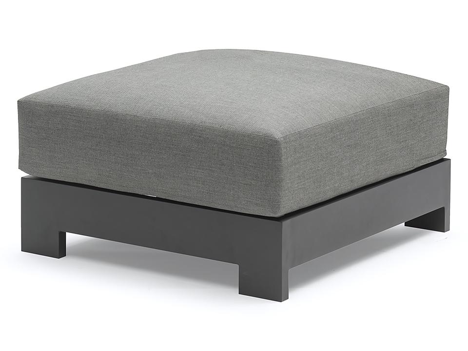 Sky Anthracite Ottoman
