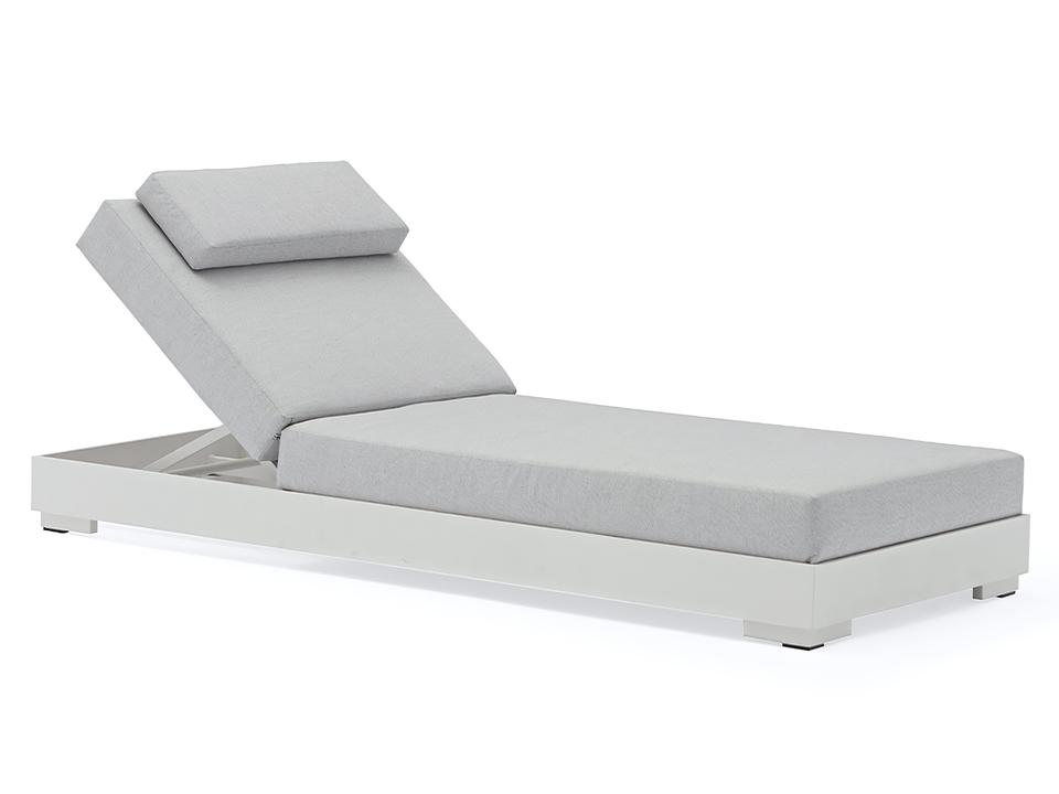 Sky White Chaise Lounge