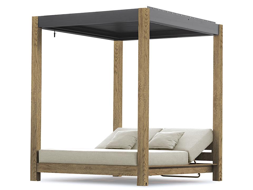 Sky Oak Cabana With Moving Louvers
