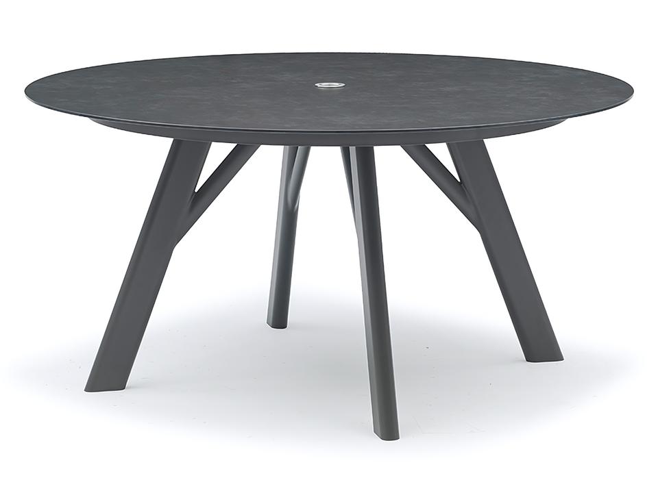 Yes Anthracite Round Dining Table